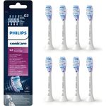 Philips Sonicare Original G3 Premium Gum Care Standard Schallzahnbürstenköpfe - 8er-Pack in Weiß (Modell HX9058/17)