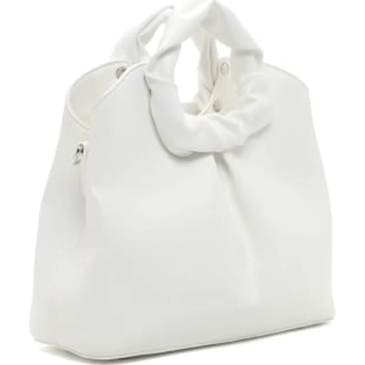 SURI FREY Shopper SFY TechBag, Damenhandtasche mit Reißverschluss und abnehmbaren Tragegriffen, weiß – Bild 5