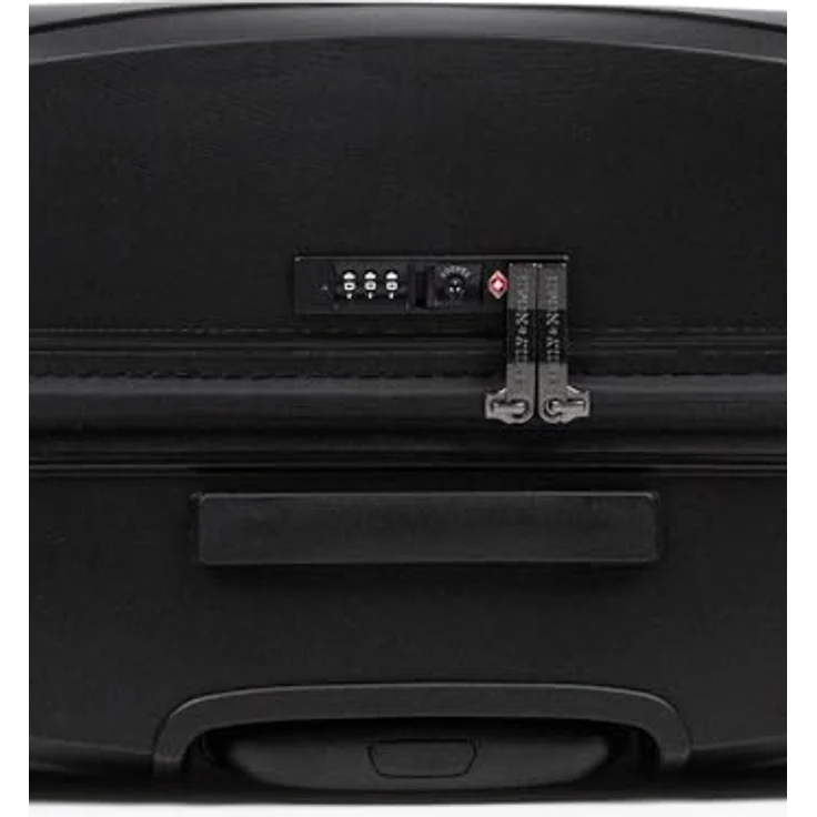 EMILY & NOAH Trolley E&N Travelbestie Werner 70402, 95 l Damen Koffer aus robustem Polypropylen mit 4 Doppelrollen und TSA-Schloss, schwarz – Bild 5
