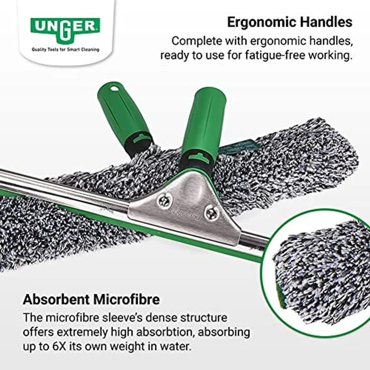 Unger Glasreinigungsset AK011A ErgoTec 2in1 Starterset – Bild 2