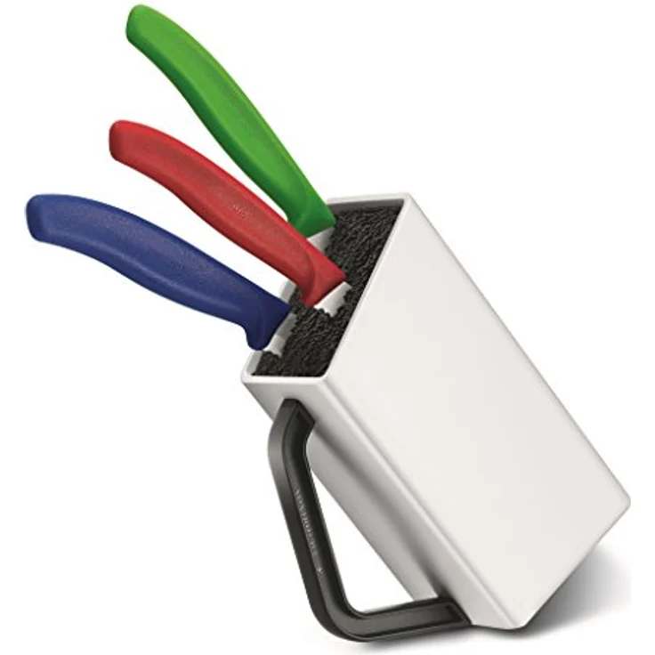 Victorinox Messerblock ohne Inhalt, Kompakt, Sichere Messer-Aufbewahrung, Weiss – Bild 4