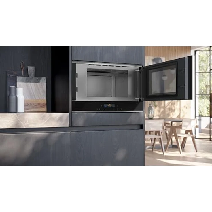 Siemens BF722R1B1 iQ700 Einbau-Mikrowelle, Schwarz, cookControl7 - Automatikprogramme, humidClean Plus - Innenraumreinigung, cookControl Plus - für beste Ergebnisse, TFT-Full-Touchdisplay – Bild 4