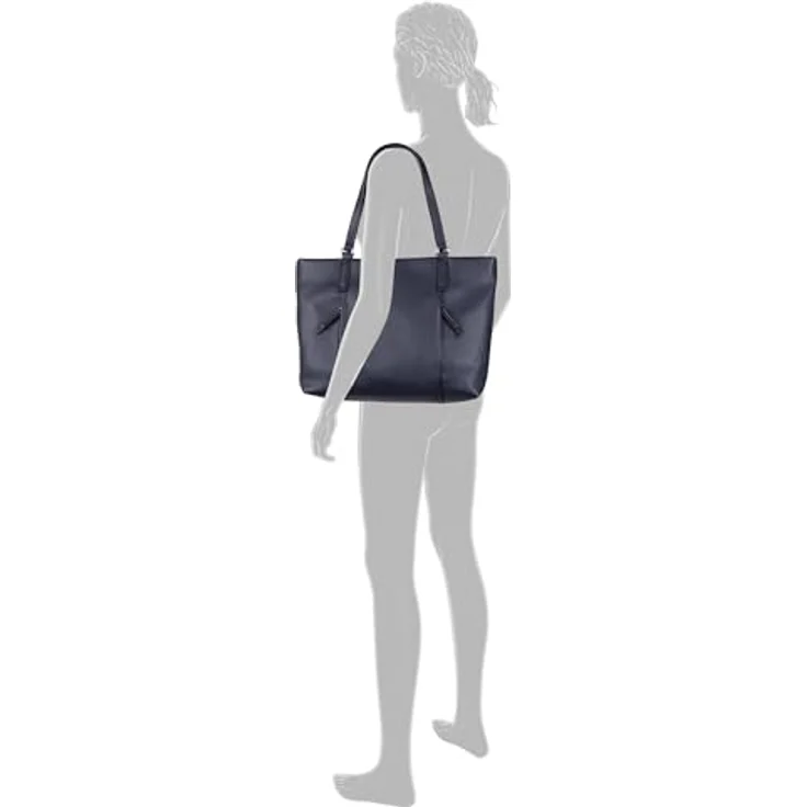 TOM TAILOR Shopper Beca, aus hochwertigem Kunstleder mit funktionalen Details, schwarz – Bild 3