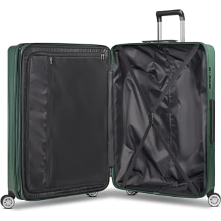Brics Cervia 2.0, Hartschalenkoffer Trolley L 77 cm, 4 Rollen, Dehnfalte, Grün, (107 l) – Bild 5