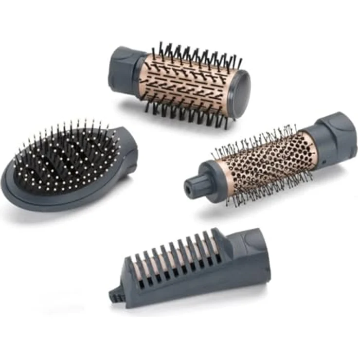 BaByliss Warmluftbürste Style Pro 1000, 1000 W, mit Glättaufsatz und Rundbürste, Midnight Teal mit goldenen Akzenten - Preisvergleich – Bild 3