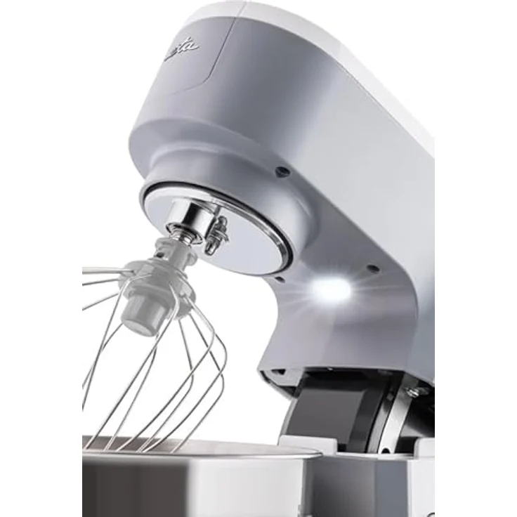 ETA Küchenmaschine Gratussino Bravo III, 1200W, 8 Geschwindigkeitsstufen, Planetenrührsystem, PULSE-Taste, inkl. Mixer und Reibaufsatz, Edelstahlschüssel – Bild 3