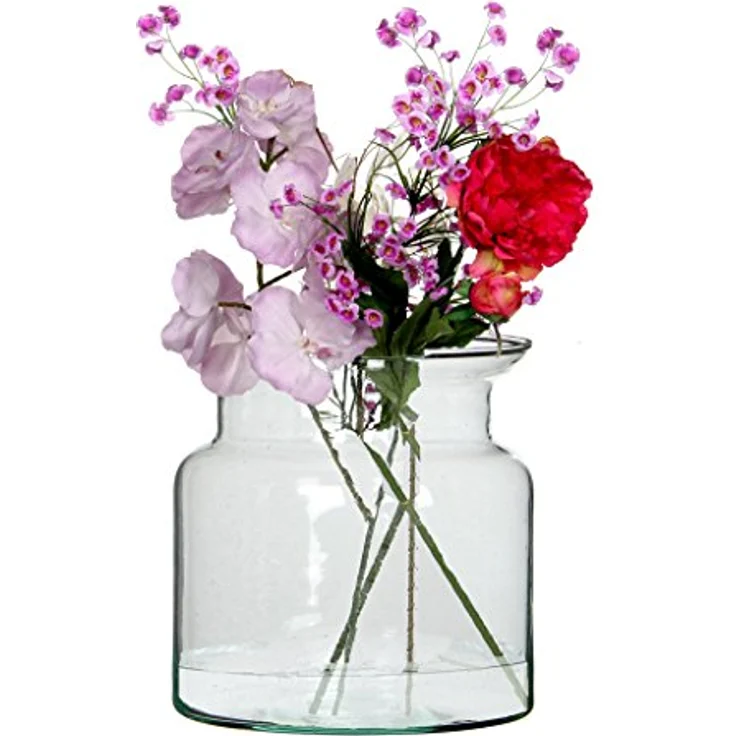 Mica decorations Mathew Glastopf, Transparentes Glas, 15 x 15 x 15 cm, vielseitig einsetzbar, recycle Glas – Bild 2