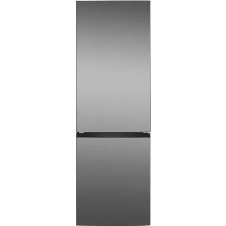 Bomann® XXL Kühlschrank mit Gefrierfach 186cm | 60cm breit | Kühlgefrierkombi 4 Ablagen, inox