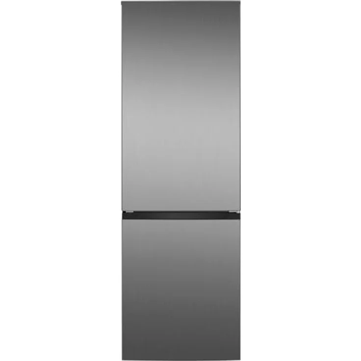 Bomann® XXL Kühlschrank mit Gefrierfach 186cm | 60cm breit | Kühlgefrierkombi 4 Ablagen, inox – Bild 1