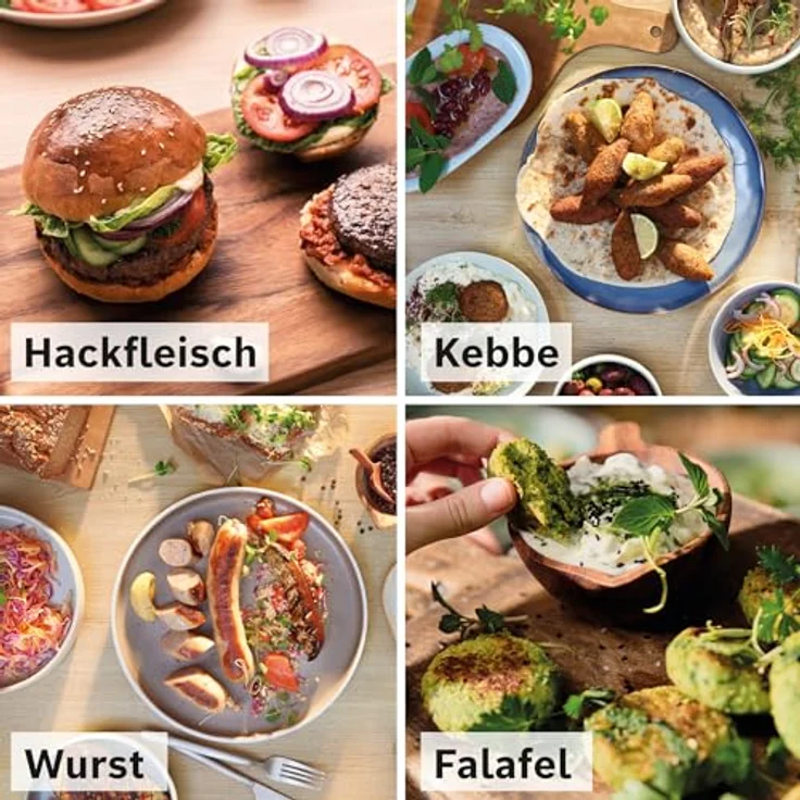 Bosch MUZ9HA1 Lifestyle Set Hunting Adventure, Fleischwolf, Wurststopfer, Kebbevorsatz, Lochscheiben 3,5-8 mm für Küchenmaschinen OptiMUM – Bild 4