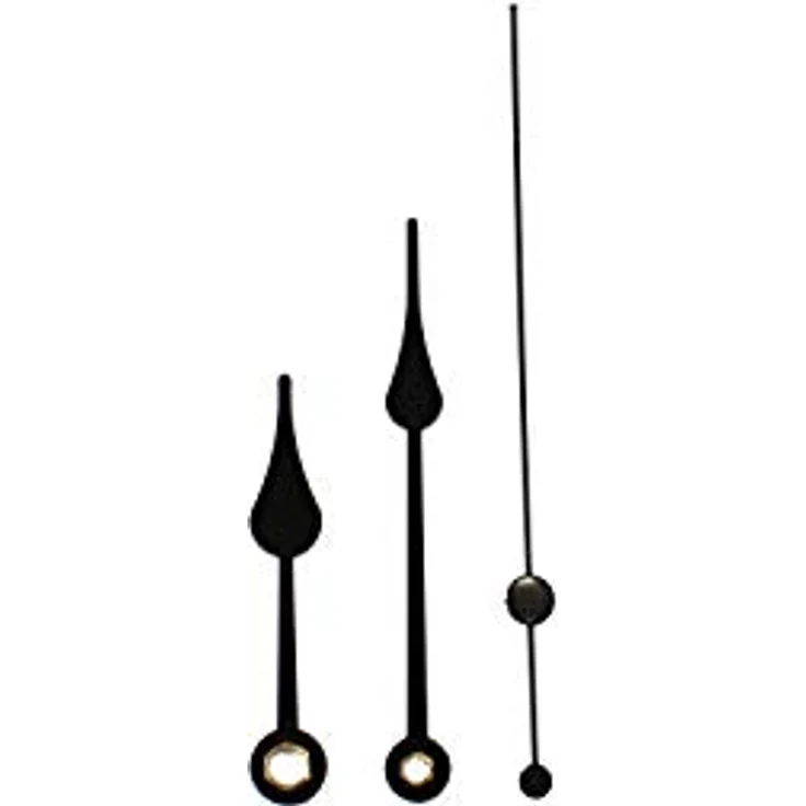 TFA Dostmann Analoges Uhrwerk mit zwei Uhrzeigersets, 60.3024.01, leises Sweep-Uhrwerk, zum Basteln/Selbstgestalten, schwarz – Bild 3