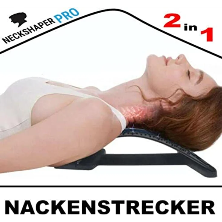 NeckShaper™ PRO Ergonomischer Nackenstrecker Rückenstrecker Nacken Rücken Massagegerät Massage Rückendehner Rückentrainer Wirbelsäulenstrecker – Bild 2