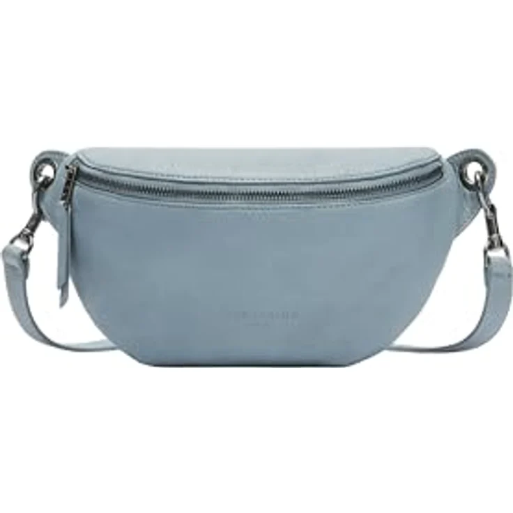 Liebeskind Berlin Tavia Belt Bag, Umhängetasche aus echtem Schafsleder, hellblau, abnehmbarer verstellbarer Schulterriemen – Bild 1