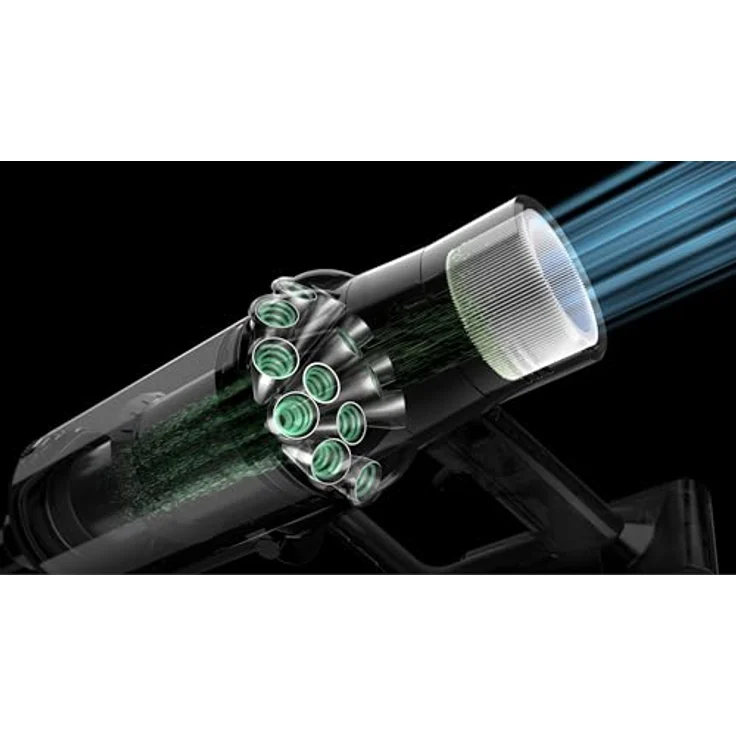DYSON Akku-Handstaubsauger Cyclone V10 Submarine, 545 W, beutelos, mit Submarine Bodenaufsatz und Nass-Walze – Bild 6