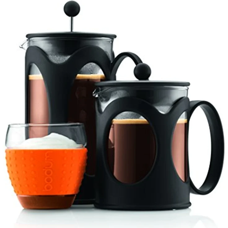 Bodum kenya Kaffeebereiter (French Press System, Permanent Edelstahl-Filter, 0,5 liters) schwarz – Bild 8
