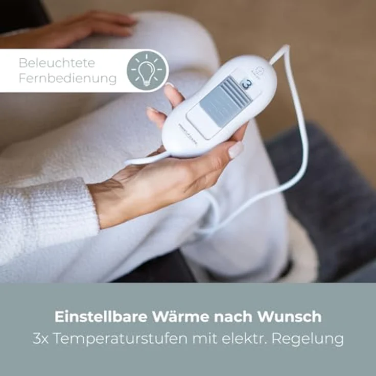 ProfiCare PC-FW 3058 Fußwärmer, grau-weiß – Bild 5