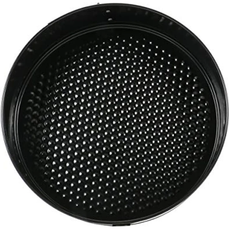 Bubble-Store Kuchen Springform Ø 26 cm mit Deckel und Tragegriff, Stahl Rundspringform zum Backen, Backform antihaftbeschichtet, schwarz – Bild 3