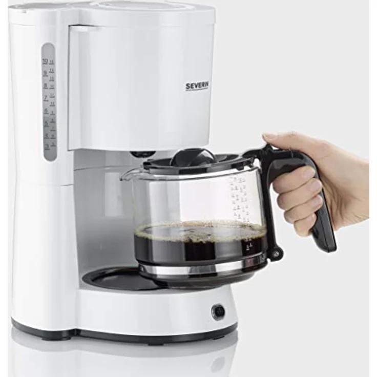 SEVERIN 4816-000 KA 4816 Filterkaffeemaschine Type, 1000, Kunststoff, 1.25 liters, weiß – Bild 6