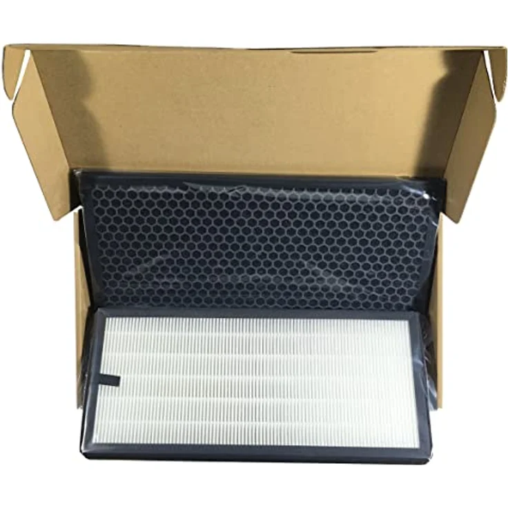 Comedes Filter-Set passend für Rowenta PU4010, PU4015, PU4020, PU4020F1, PU4025, einsetzbar statt Tefal XD6070F, XD6074F0, XD6060, XD6060F0, XD6065, Luftreinigung mit HEPA-Element und Aktivkohlefilter – Bild 3