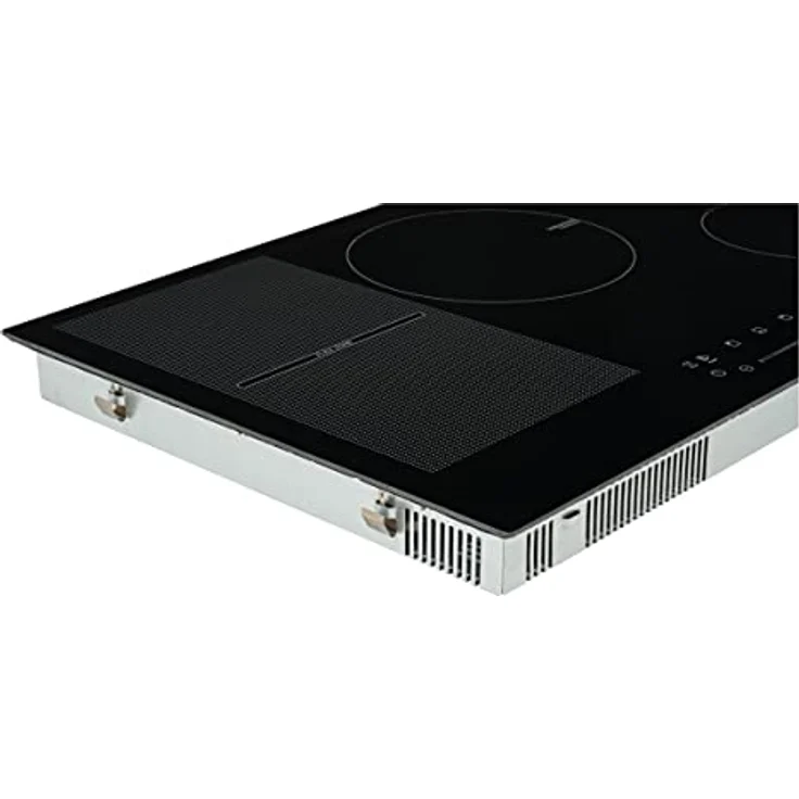 K&H Induktionskochfeld 77-IN-6800FLX, 77 cm, 4 Zonen, 6800 Watt, Sensor Touch Steuerung mit 17 Leistungsstufen, autark zum Einbau, hochwertige Glaskeramik Oberfläche – Bild 4