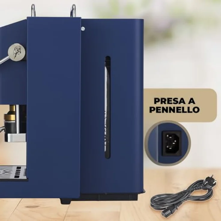 Faber Coffee Machines Faber Pro Deluxe 3.0 Kaffeepadmaschine, Messing mit ESE-Pad Kompatibilität und hygienischem Glassertank – Bild 5