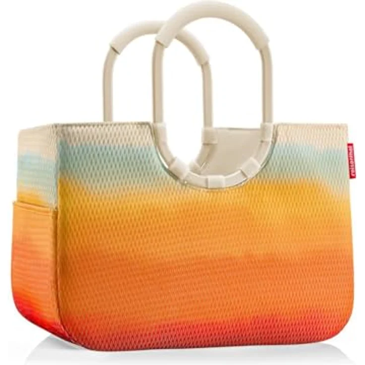 REISENTHEL® Shopper loopshopper L, 25 L, wasserabweisendes Material aus recycelten PET-Flaschen, mesh tropical – Bild 2