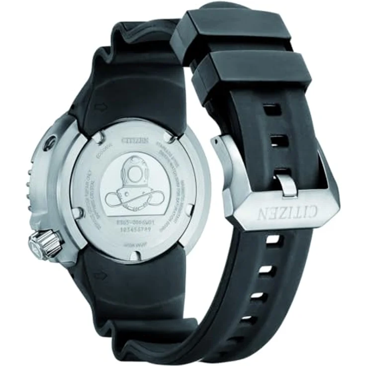 CITIZEN BN1024-01E Herrenuhr Eco-Drive Solar Promaster mit schwarzen Kunststoffband und 30 ATM Wasserschutz – Bild 3
