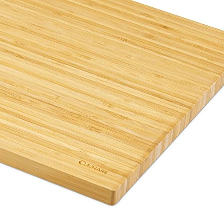 Culinare Naturals | C70026 | Natürlicher Bambus-Schneidebrett | Antibakterielle | 37cm x 26cm x 1,5cm, XL – Bild 4