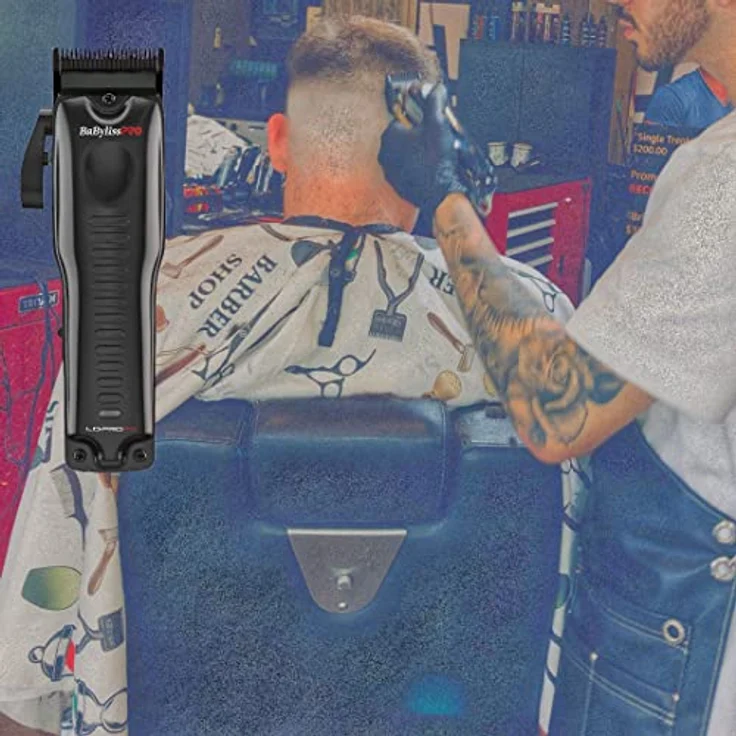 BaByliss 4ARTISTS LO-PRO FX CLIPPER, Haarschneider mit digitalem Motor und Graphitklinge, gold – Bild 5