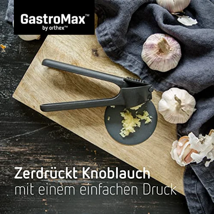 GastroMax Knoblauchpresse, schwarz – Bild 3