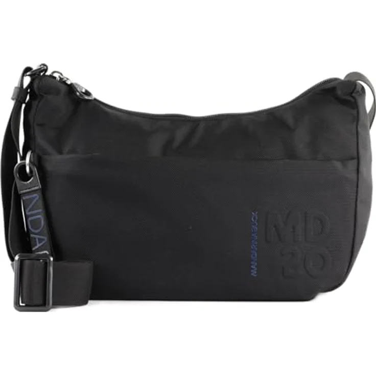 Mandarina Duck Beuteltasche MD20 Hobo QMT30, sportliches Design aus robustem Polyester, Schwarz, Damen – Bild 1