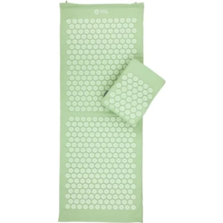 bodhi Vital Akupressur-SET XL pastellgrün, Akupressur-Matte mit Kissen und Tasche für tiefenentspannte Massage – Bild 1