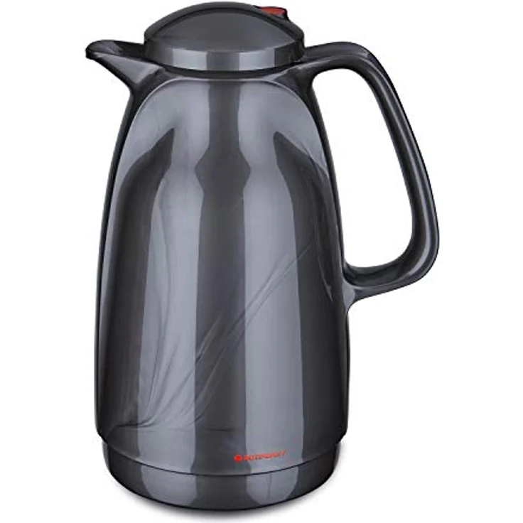 ROTPUNKT Isolierkanne 227 BELLA, 1,5 l titan, Glaseinsatz, BPA-frei, lange Isolierung – Bild 2