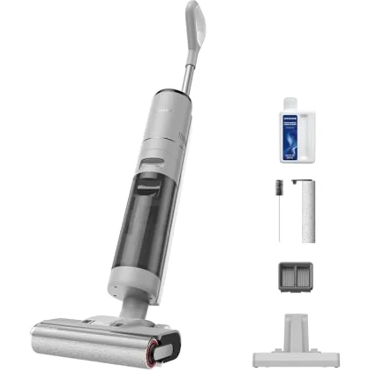 dreame G10 Pro Nass- und Trockensauger, 16.000 Pa Saugkraft, Selbstreinigung, 35 Min. Laufzeit, großes LED-Display, Doppel-Kantenreinigungsbürste, 75 dBA