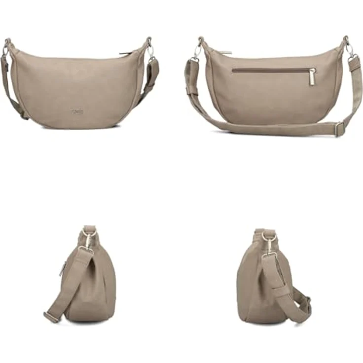 Zwei Mademoiselle.M Umhängetasche 34 cm, elegante Handtasche aus hochwertigem Material – Bild 3