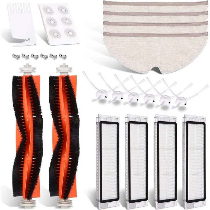 SinLaw Xiaomi Sweeper Robot Zubehör 29-teiliges Set, Ersatz Staubsaugerzubehör (flammensicher, 1-tlg)