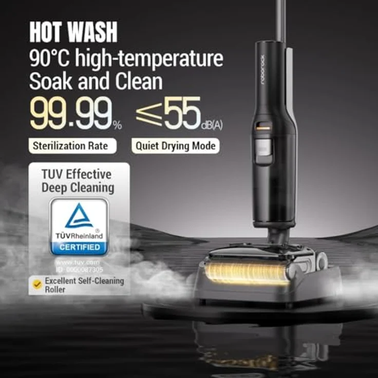 Roborock Bodenstaubsauger Roborock F25, Nass-/Trockensauger, Beutellos – Bild 5