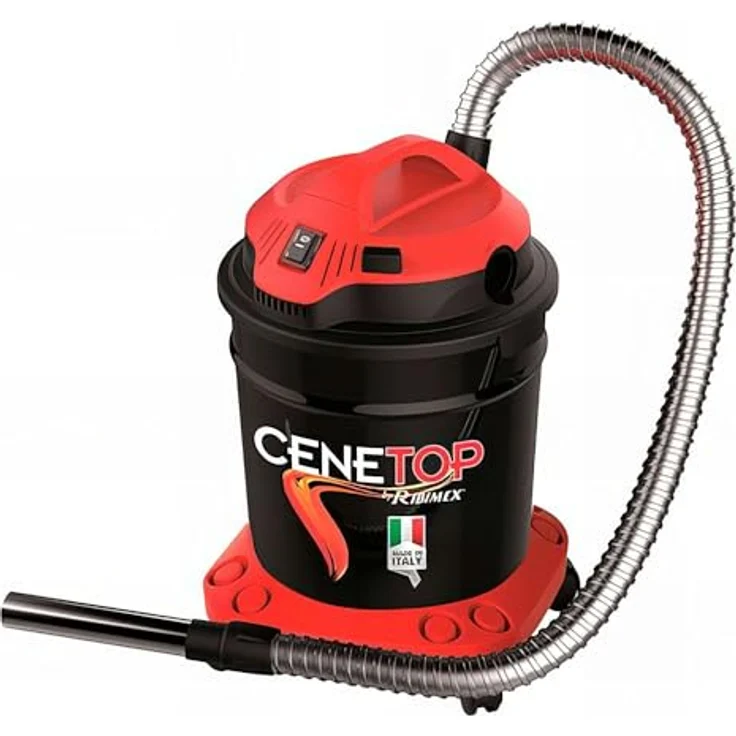RIBIMEX CENETOP ASPIRACENERE, Nass- und Trockensauger mit 18 l Metallbehälter, HEPA-Filter und integrierter Blasfunktion