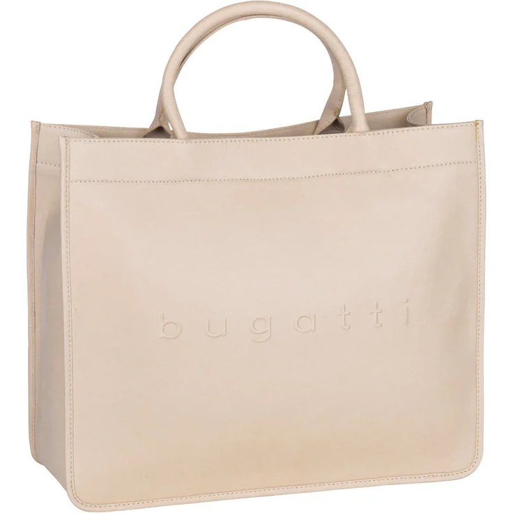 Bugatti Shopper Daphne Tote Bag, hochwertiges Rindleder, geflochtener Henkel und Schultergurt, schwarz – Bild 1