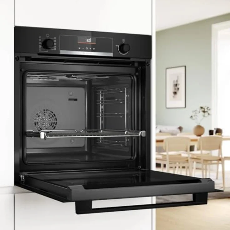 Bosch HBG536EB4 Einbaubackofen, 71 l, mit Air Fry und 3D-Heißluft Plus, Schwarz – Bild 5