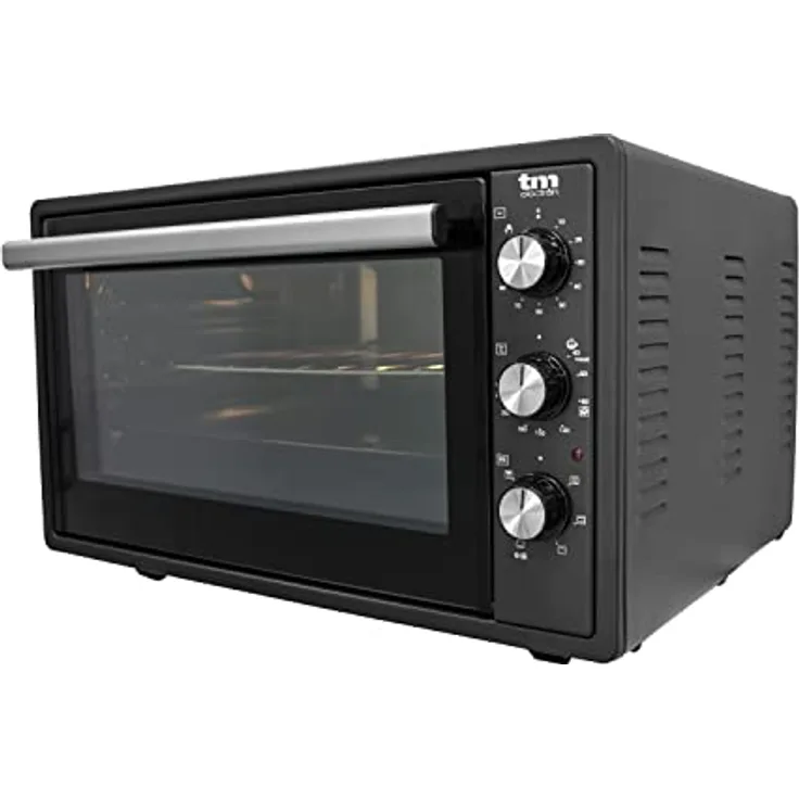 TM Electron TMPHO037 Tischkonvektor, 6 Funktionen, Kapazität 37 Liter, Timer 90 Minuten, einstellbare Temperatur von 80° bis 250°, 1650W