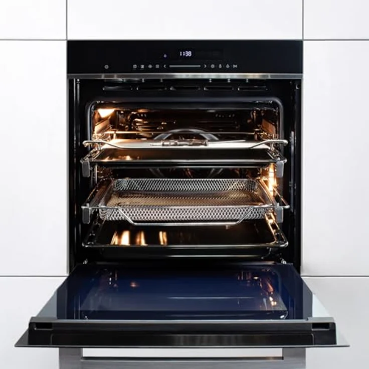 KKT KOLBE Herdset SET8017CH77RL, autarkes Backofen- und Glaskeramikkochfeld mit TouchSelect Steuerung und Katalyse-Selbstreinigung, 77 cm, schwarz – Bild 4