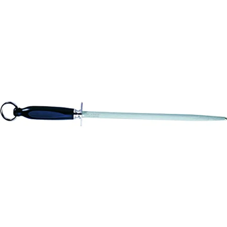 F. DICK Kochwetzstahl 30 cm (Griff ergonomisch, Wetzstahl, Oberflächenhärte über 65° HRC, Schleifwerkzeug für Kochmesser) 76551300