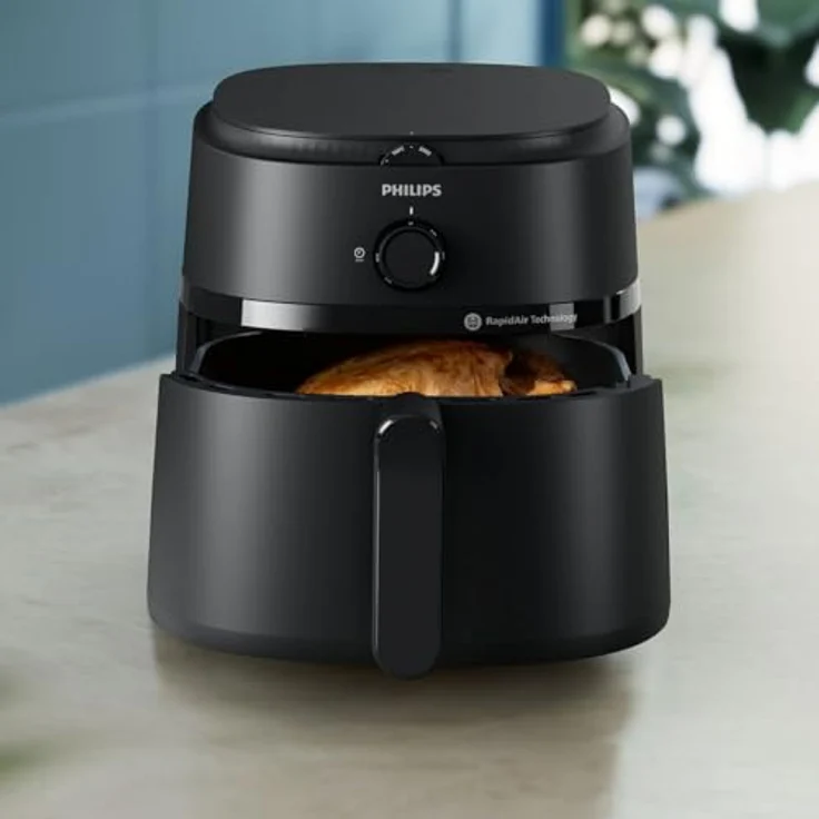Philips 1000 Serie Airfryer NA130/00, Heißluft-Fritteuse mit 6,2 l Fassungsvermögen und Rapid Air Heißlufttechnologie – Bild 2