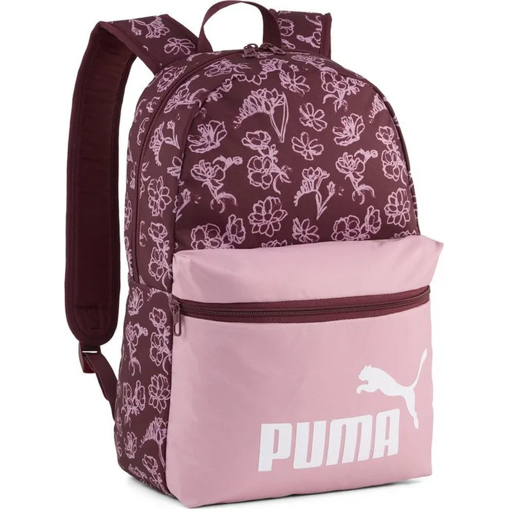 PUMA Phase Rucksack, Freizeitrucksack mit Allover-Print, 22 l, gepolsterte Rückseite, verstellbare Schulterriemen