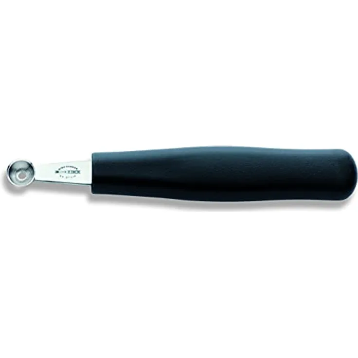 F. DICK Fruchtausstecher ø 12 mm (Kugelausstecher für Obst/Gemüse, Kunststoffgriff schwarz, Melonen Ausstecher) 91091122