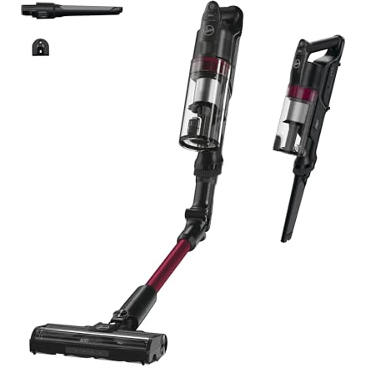 Hoover Akku-Stielstaubsauger Hoover HF1 Plus Akkustaubsauger mit Flex-Rohr, bis zu 45 Minuten Akkulaufzeit, LED-Licht zur Schmutzerkennung – Bild 2