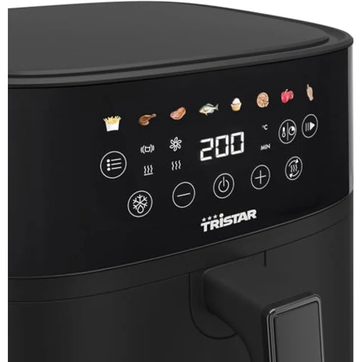 Tristar Heißluftfritteuse, 6-Liter, 1700 W mit LED-Touchscreen und 7 Voreinstellungen – Bild 4
