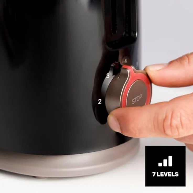 Taurus Toaster MY TOAST NERO 1000 W, Schwarz – Bild 4