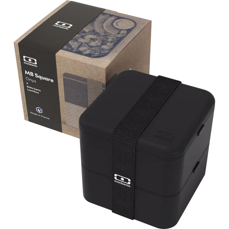 Monbento Square - A Bento Box, Lunchbox, Schwarz